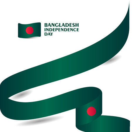 Bangladesh Independence Day Vector Template Design Illustrationのイラスト素材