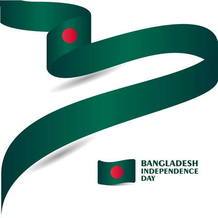 Bangladesh Independence Day Vector Template Design Illustrationのイラスト素材