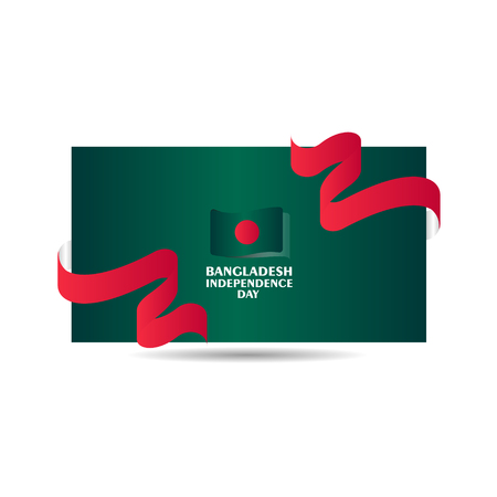 Bangladesh Independence Day Vector Template Design Illustrationのイラスト素材