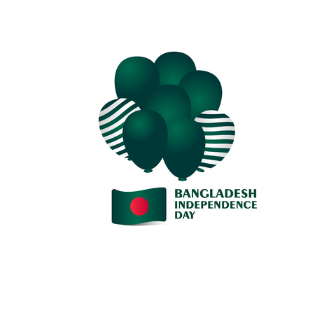 Bangladesh Independence Day Vector Template Design Illustrationのイラスト素材