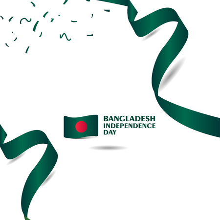 Bangladesh Independence Day Vector Template Design Illustrationのイラスト素材