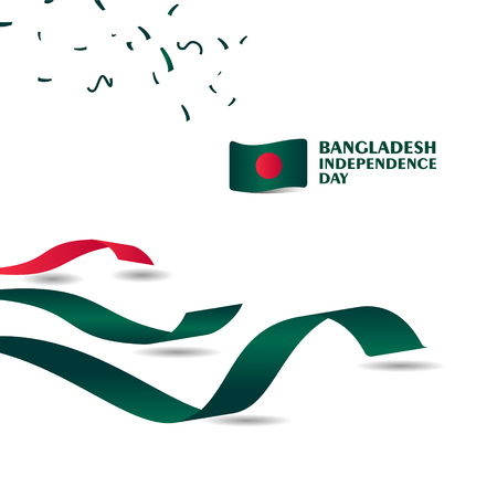 Bangladesh Independence Day Vector Template Design Illustrationのイラスト素材