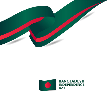 Bangladesh Independence Day Vector Template Design Illustrationのイラスト素材