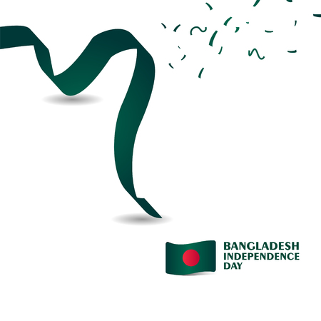 Bangladesh Independence Day Vector Template Design Illustrationのイラスト素材