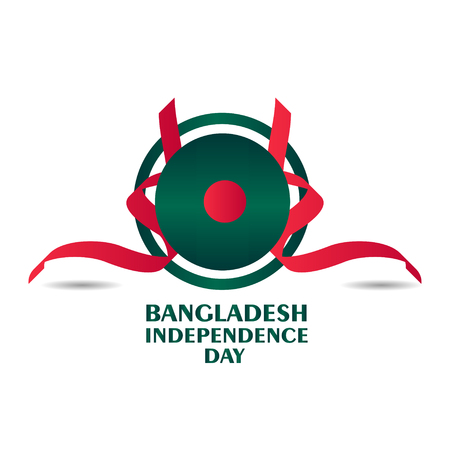 Bangladesh Independence Day Vector Template Design Illustrationのイラスト素材