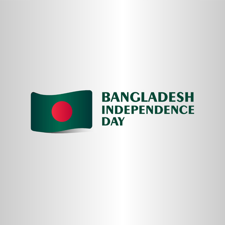 Bangladesh Independence Day Vector Template Design Illustrationのイラスト素材