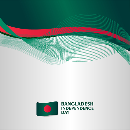 Bangladesh Independence Day Vector Template Design Illustrationのイラスト素材
