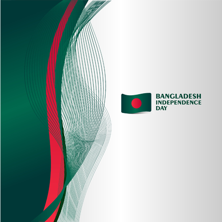 Bangladesh Independence Day Vector Template Design Illustrationのイラスト素材