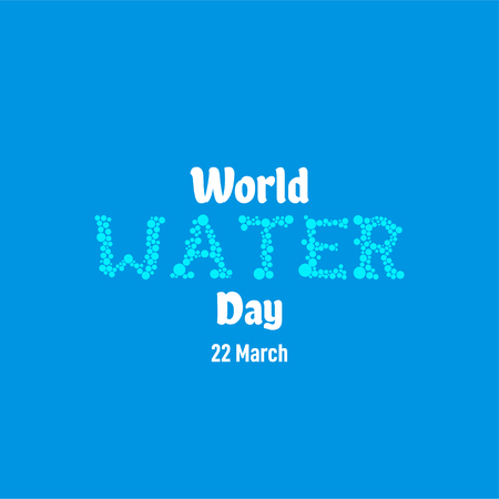 World Water Day Vector Template Design Illustrationのイラスト素材