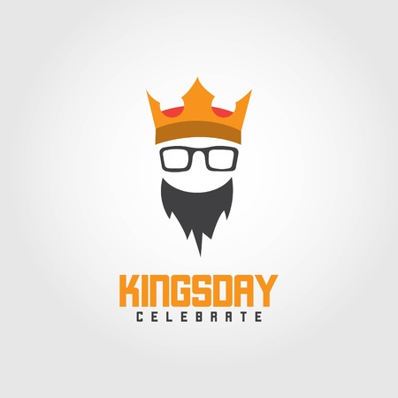 Kings Day Celebrate Vector Template Design Illustrationのイラスト素材