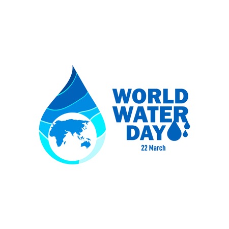 World Water Day Vector Template Design Illustrationのイラスト素材