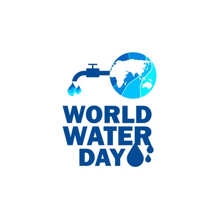 World Water Day Vector Template Design Illustrationのイラスト素材