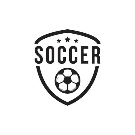 Soccer Club Logo Vector Template Design Illustrationのイラスト素材