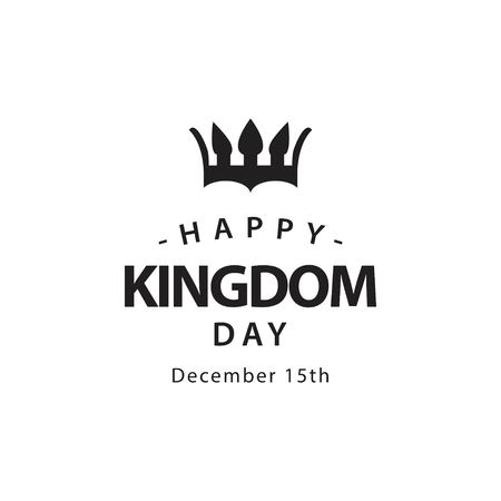 Happy Kingdom Day Vector Template Design Illustrationのイラスト素材