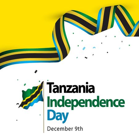 Tanzania Independence Day Vector Template Design Illustrationのイラスト素材