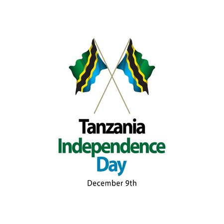 Tanzania Independence Day Vector Template Design Illustrationのイラスト素材