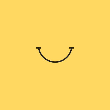 Smile Vector Template Design Illustrationのイラスト素材