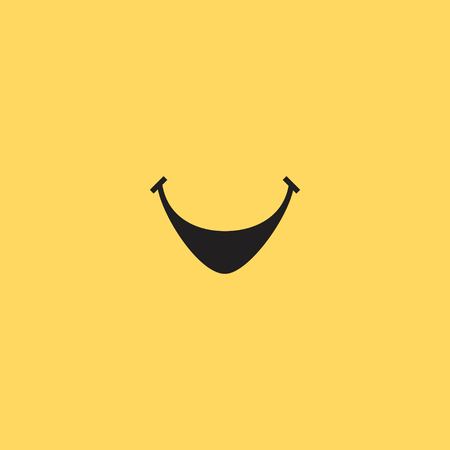 Smile Vector Template Design Illustrationのイラスト素材