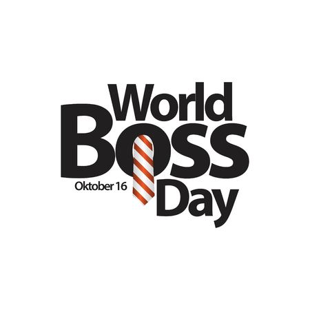 World Boss Day Vector Template Design Illustrationのイラスト素材