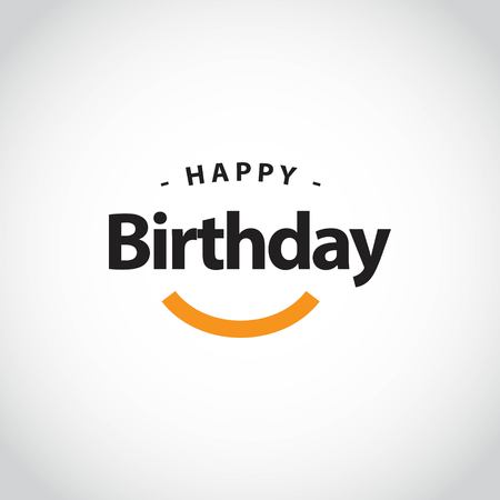 Happy Birthday Vector Template Design Illustrationのイラスト素材