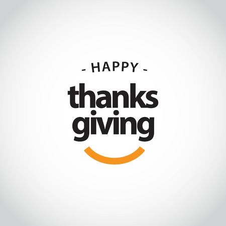 Happy Thanks Giving Vector Template Design Illustrationのイラスト素材