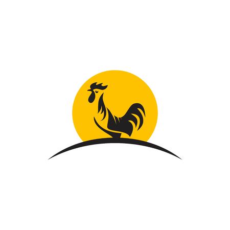 Rooster Logo Vector Template Design Illustrationのイラスト素材