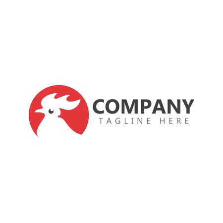 Chicken Company Logo Vector Template Design Illustrationのイラスト素材