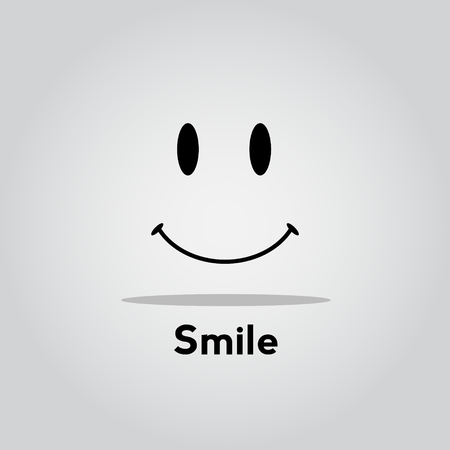 Smile Vector Template Design Illustrationのイラスト素材