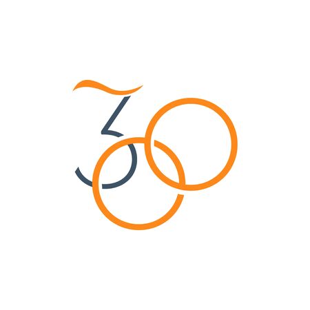 300 Years Anniversary Celebrations Vector Template Design Illustrationのイラスト素材