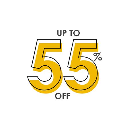 Discount up to 55% Vector Template Design Illustrationのイラスト素材