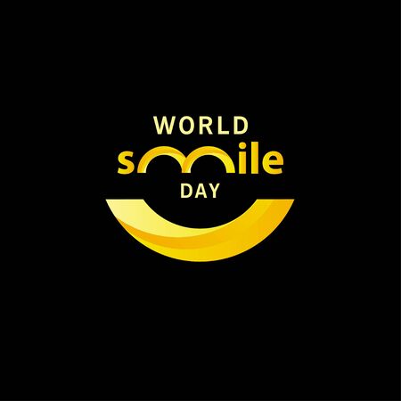world smile day gradient design vector template illustrationのイラスト素材