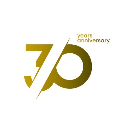 30 Years Anniversary Vector Template Design Illustrationのイラスト素材