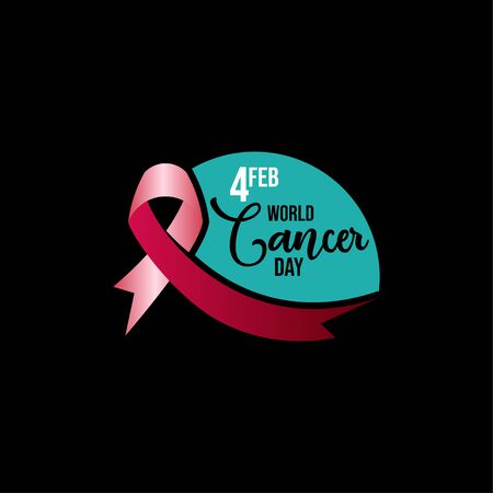 World Cancer Day Vector Template Design Illustrationのイラスト素材