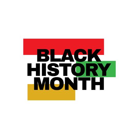Black History Month Celebration Vector Template Design Illustrationのイラスト素材