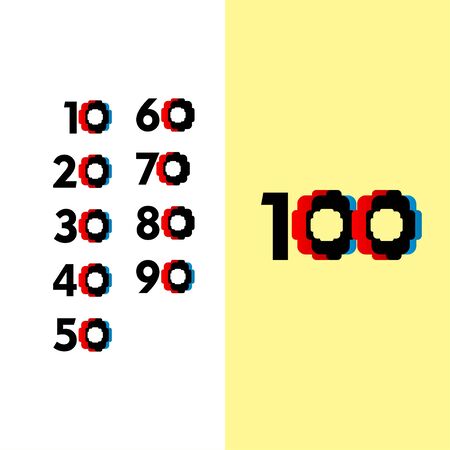100 Years Anniversary Celebration Vector Template Design Illustration