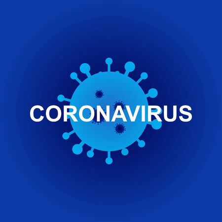 Corona virus Disease Covid-19 Vector Template Design Illustrationのイラスト素材