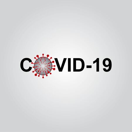 Corona virus Disease Covid-19 Vector Template Design Illustrationのイラスト素材