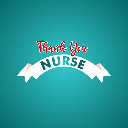 Thanks You Nurse Vector Template Design Illustrationのイラスト素材