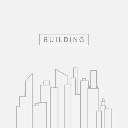 the Tower Building Vector Template Design Logo Illustrationのイラスト素材
