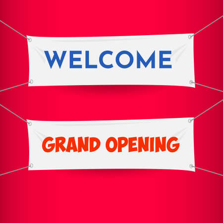 Welcome, Grand Opening Banner Presidential Election 2020 United States Vector Template Design...