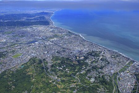 Odawara City Full-open and Aerialの写真素材