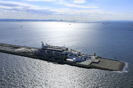 Tokyo Bay Aqua Line, Sea Firefly, Kisarazuのeditorial素材