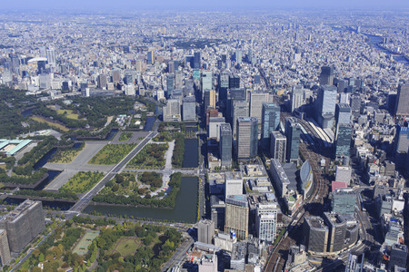 Around Tokyo Station, Commercial Cities, Skyscrapersのeditorial素材