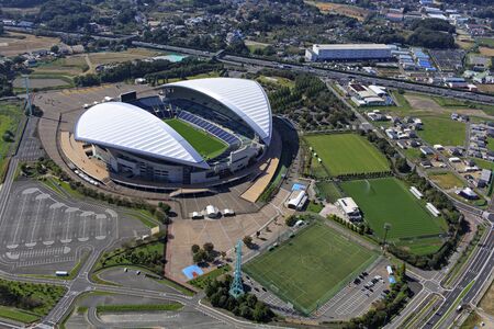 Soccer Stadium Saitama Stadium 2002の写真素材