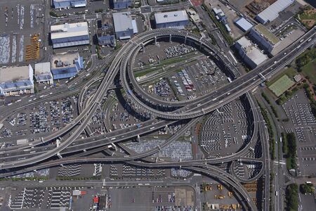 Daikoku Junction, Metropolitan Expressway Bay Line, Aerial