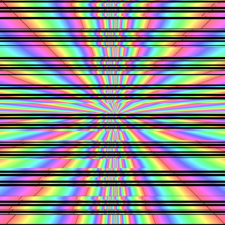 Original 4Kx4K handmade artwork (not AI). A unique colourful and detailed visualisation of a mathematical object called a fractal.の写真素材