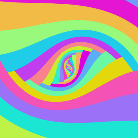 Original 4Kx4K handmade artwork (not AI). A unique colourful and detailed visualisation of a mathematical object called a fractal.の写真素材