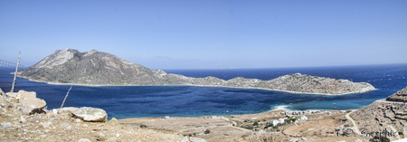 overview of the greek seaの写真素材