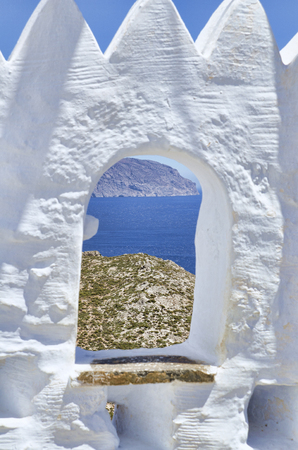 the sea from the windowの写真素材