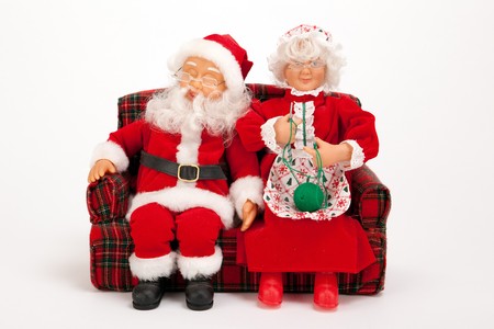 Christmas decorations shot on a isolated background.の写真素材